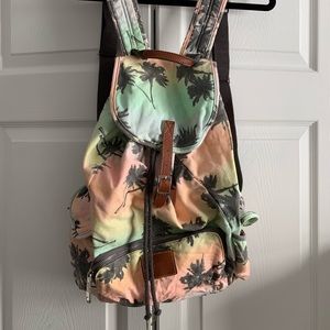 COPY - Victoria Secret PINK palm tree backpack